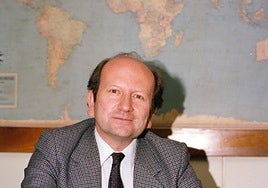 Manuel Piedrahíta, en su etapa de corresponsal en Alemania.