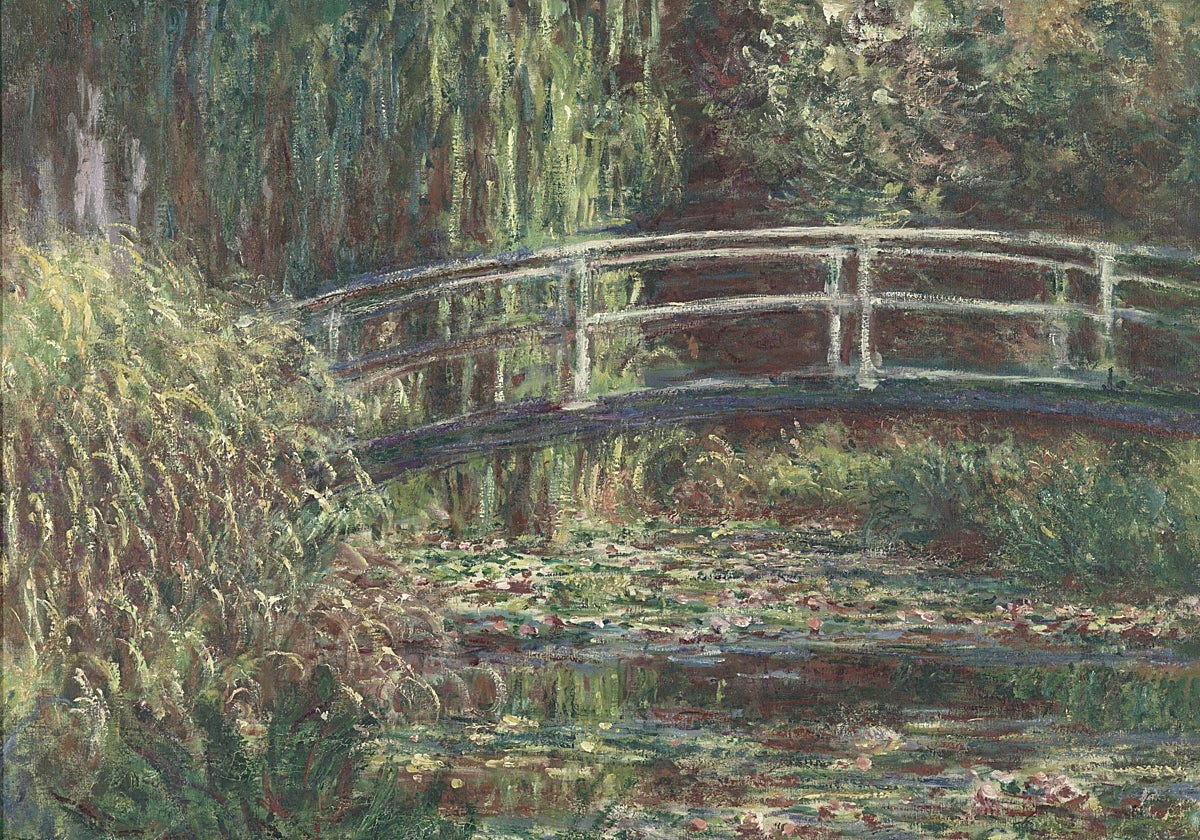 Claude Monet, 'Le bassin aux nymphéas, harmonie rose', 1900.