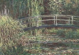 Claude Monet, 'Le bassin aux nymphéas, harmonie rose', 1900.