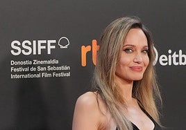 La actriz Angelina Jolie en el Festival de San Sebastián.