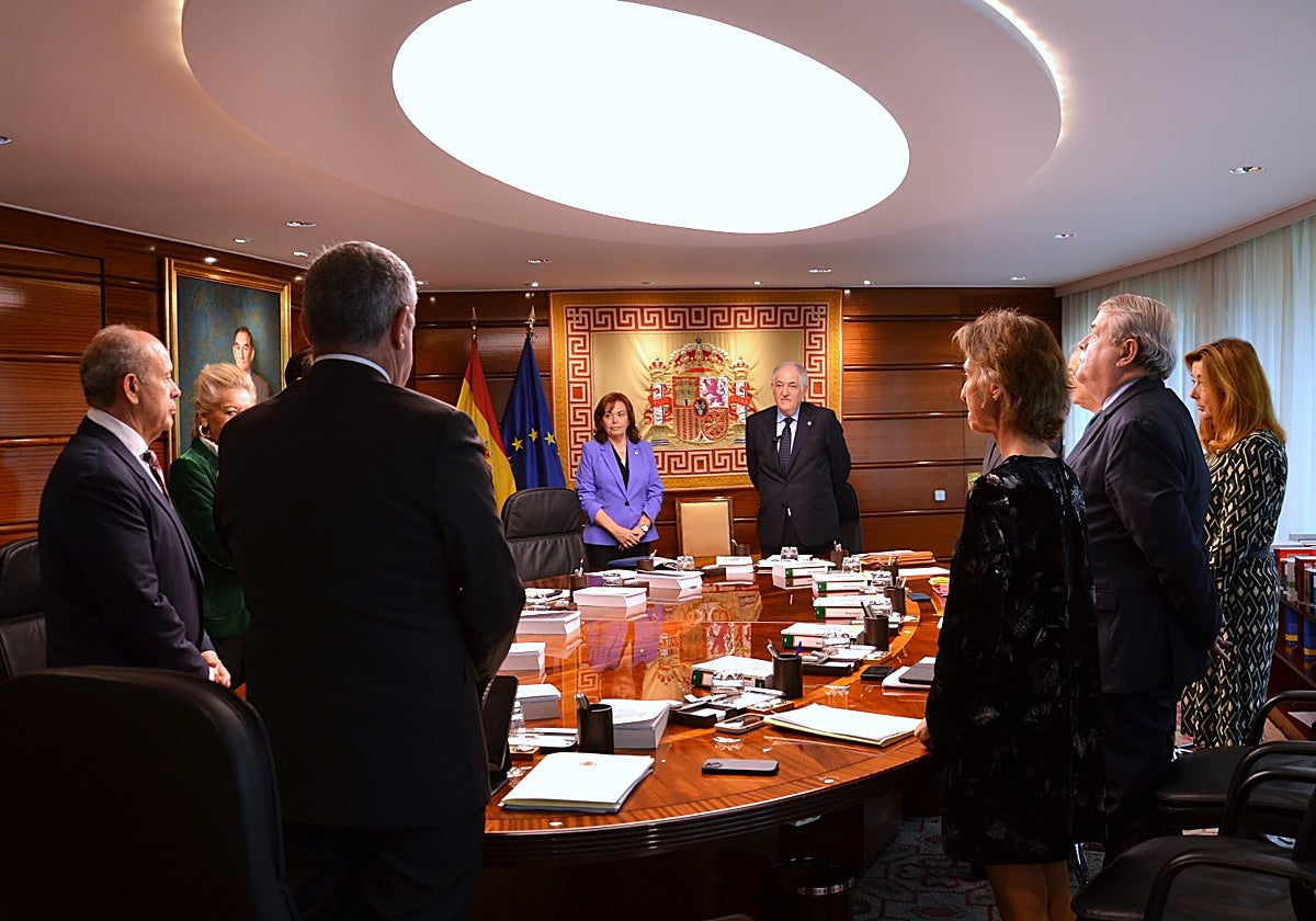 Imagen del pleno del Tribunal Constitucional.