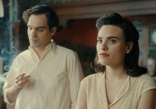 Eneko Sagardoy y Jone Laspiur en 'Karmele'.