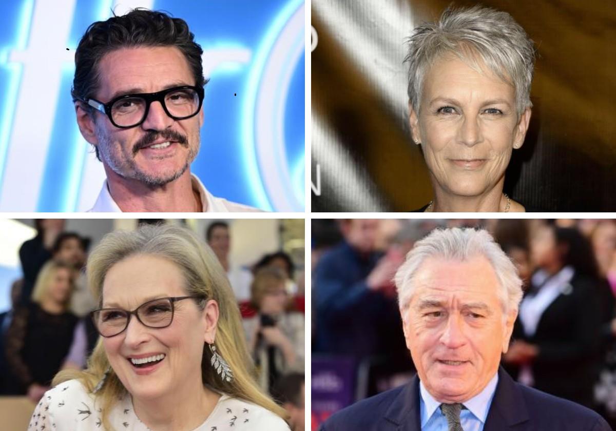 Pedro Pascal, Jamie Lee Curtis, Meryl Streep y Robert De Niro.