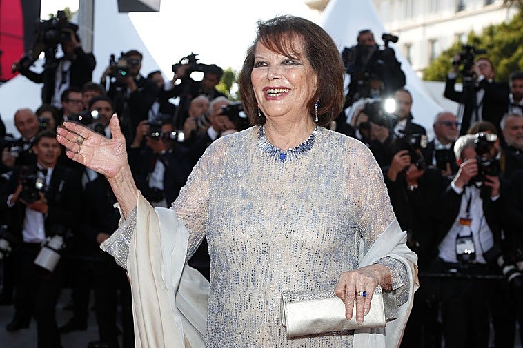 La actriz Claudia Cardinale, en una de sus últimas apariciones públicas en el Festival de Cannes.