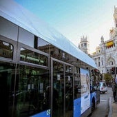 Un autobús municipal de Madrid.