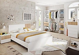 Optimiza tu dormitorio con estilo y funcionalidad con este armario vestidor abierto