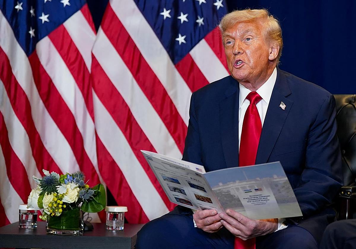 Donald Trump, este martes durante la Asamblea General de la ONU.