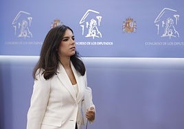 La portavoz parlamentaria de Vox, Pepa Millán.