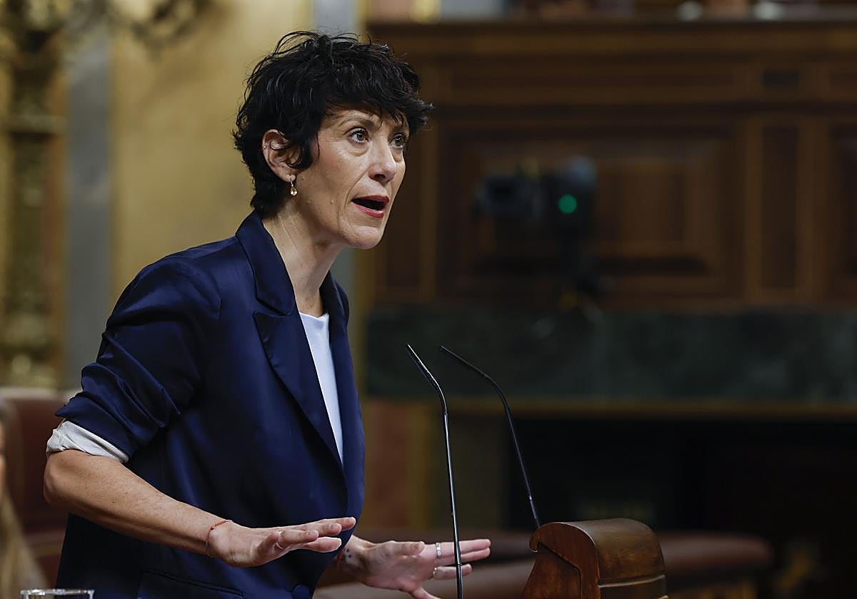 Elma Saiz, este miércoles en el Congreso.