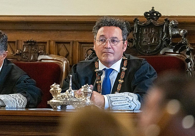 El fiscal general del Estado, Álvaro García Ortiz, en un acto en el Supremo.