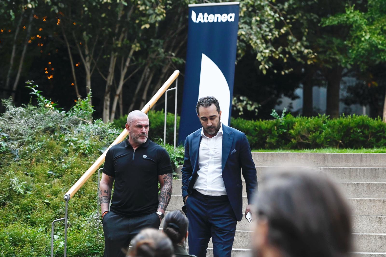 Víctor de Aldama, a su llegada al acto de Espinosa de los Monteros.