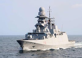 La fragata italiana 'Fasan' puso el miércoles rumbo a Creta para asistir a la flotilla.