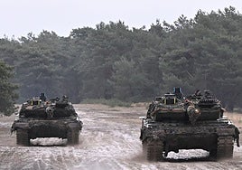 Vehículos del ejército alemán.