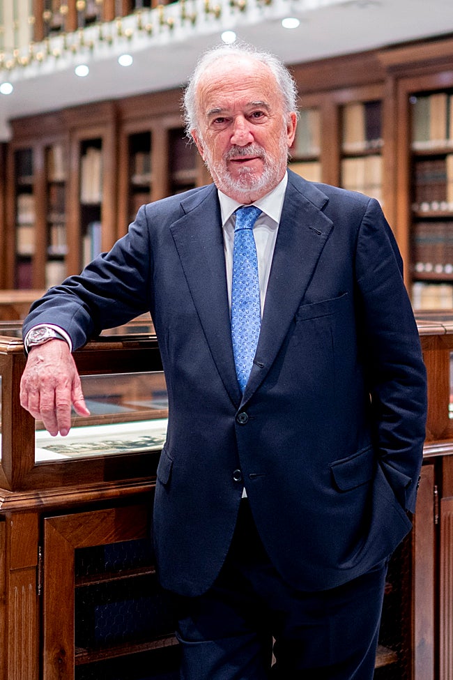 Santiago Muñoz Machado en la Biblioteca de la RAE