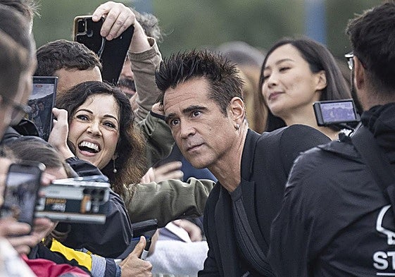 Colin Farrell ha presentado 'Maldita suerte' en el Festival de San Sebastián.