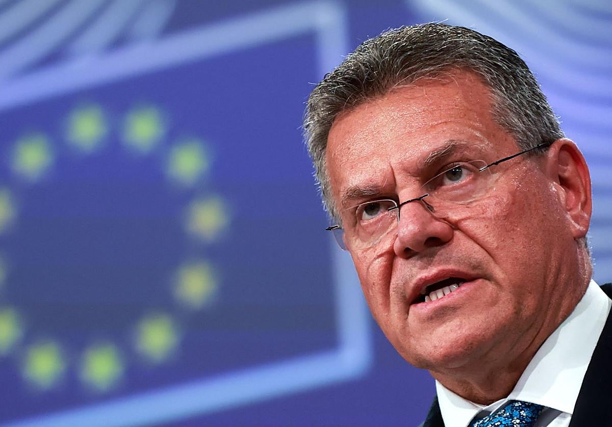 El comisario de Comercio, Maros Sefcovic.