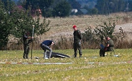Servicios militares y de emergencia intervienen tras la violación del espacio aéreo polaco.