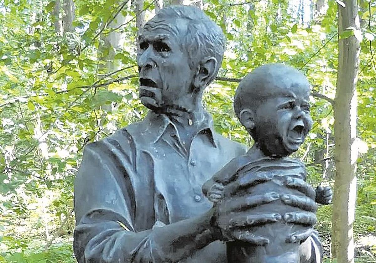 Escultura dedicada a George W. Bush.