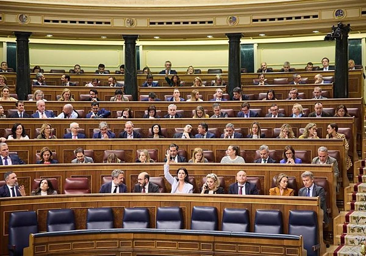 Un pleno del Congreso de los Diputados.