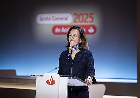Ana Botín, presidenta de Banco Santander.