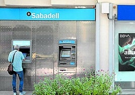 Una oficina del Banco Sabadel.