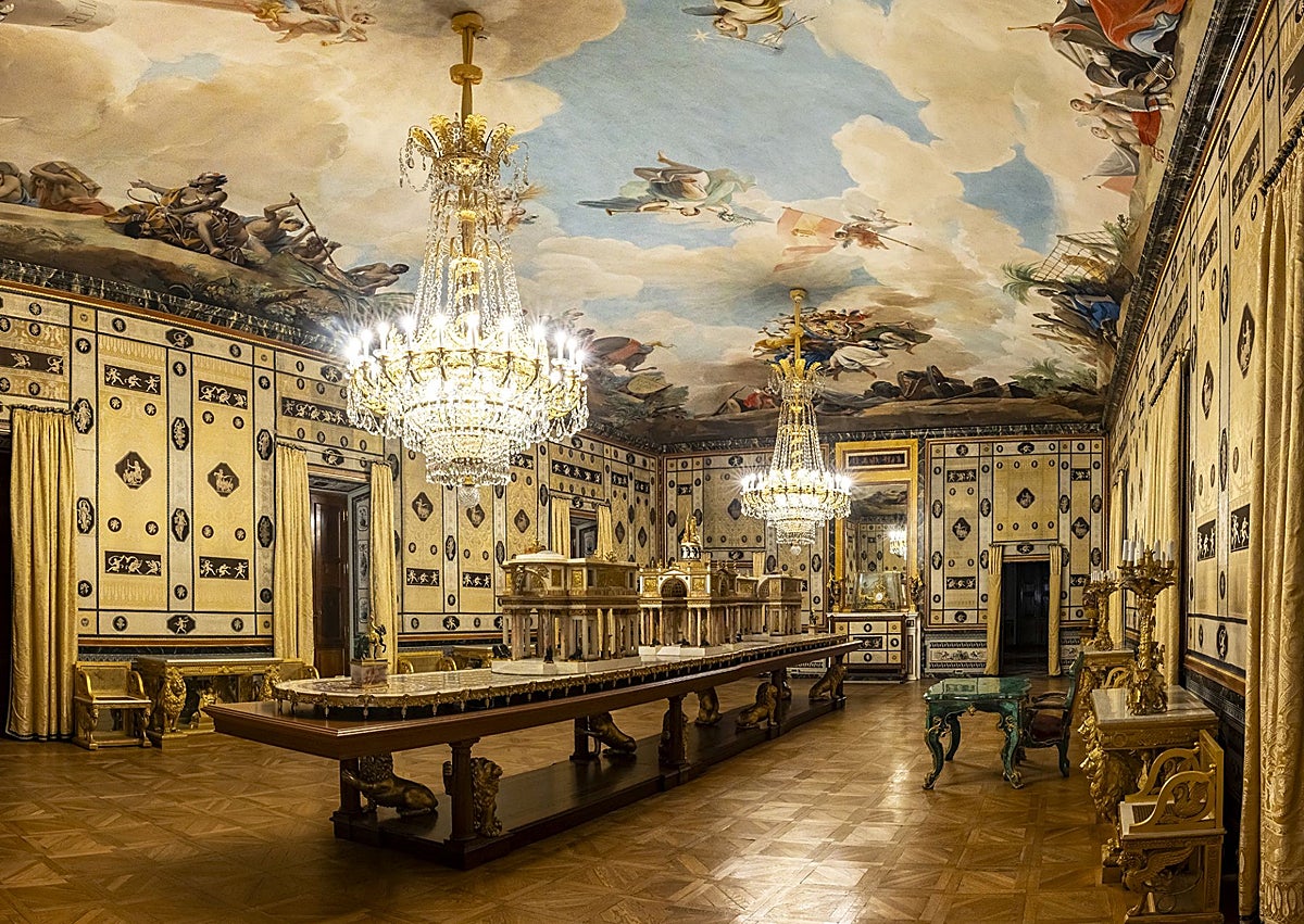 Imagen secundaria 1 - Imágenes del interior del palacete.