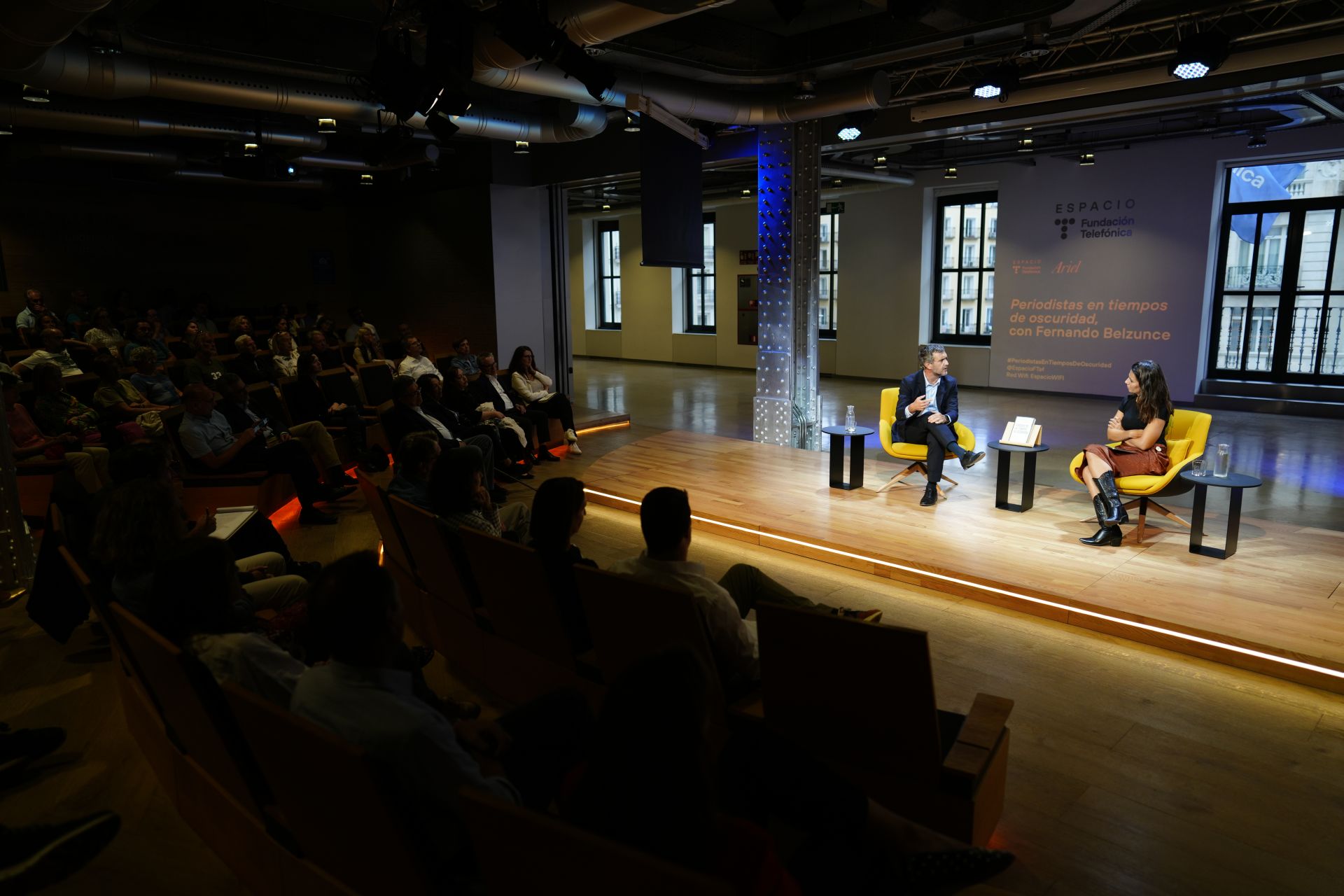 La presentación contó con la participación de la periodista Ana Pastor. 