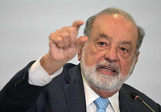 Empresario mexicano Carlos Slim.