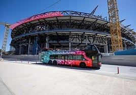 El Camp Nou sigue en obras.