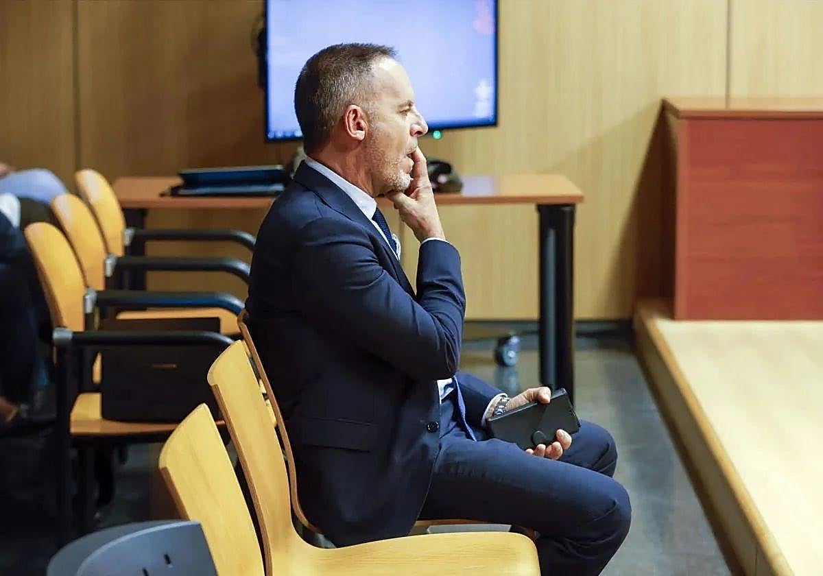 Ricardo Ferris en en el juicio.