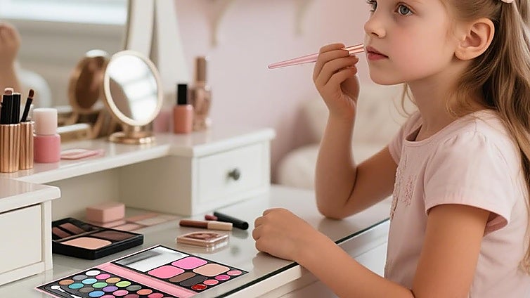 Sombra aquí, sombra allá: No te pierdas estos sets de maquillaje infantil para niñas coquetas