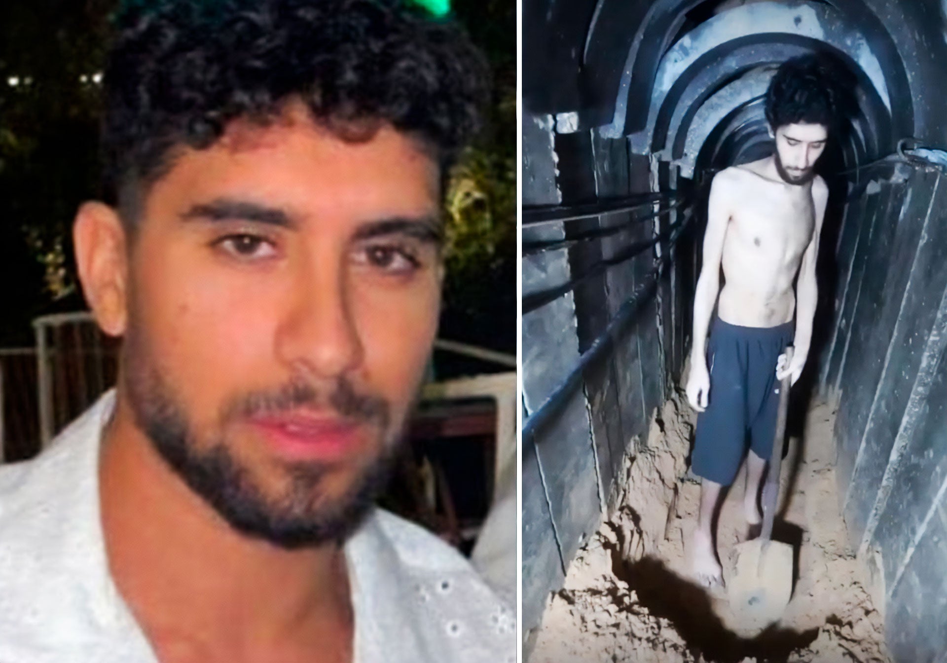 Evyatar David, visiblemente desmejorado, fue obligado a cavar su propia tumba en un vídeo difundido por Hamás