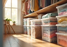 Estas cajas de almacenamiento de plástico serán tus grandes aliadas del orden en casa