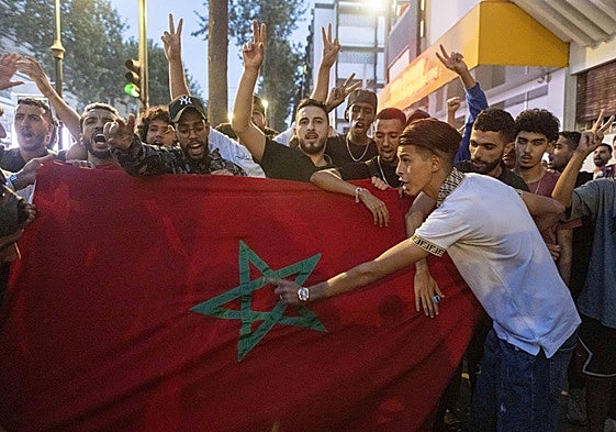 Protestas juveniles en Marruecos.