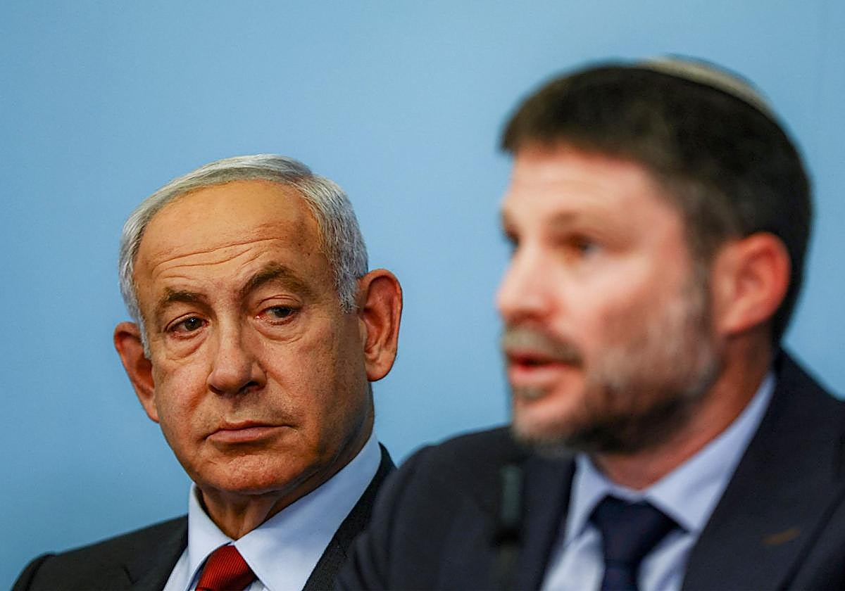 Bezalel Smotrich, uno de los ministros ultras del gabinete de Netanyahu.