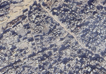 Las imágenes que revelan cómo Israel ha convertido Gaza en un desierto