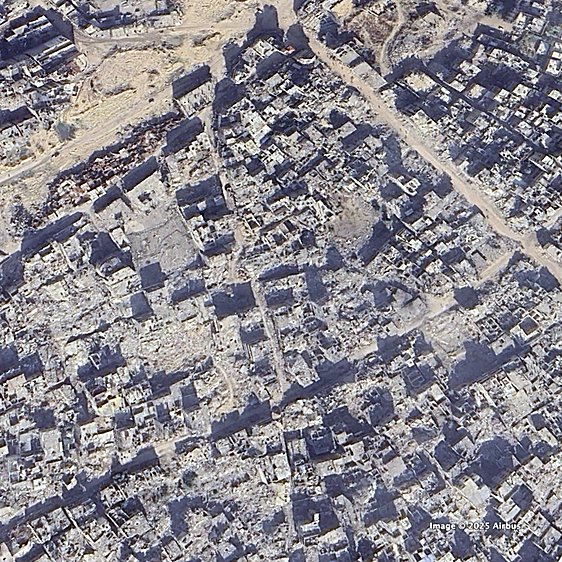 Las imágenes que revelan cómo Israel ha convertido Gaza en un desierto