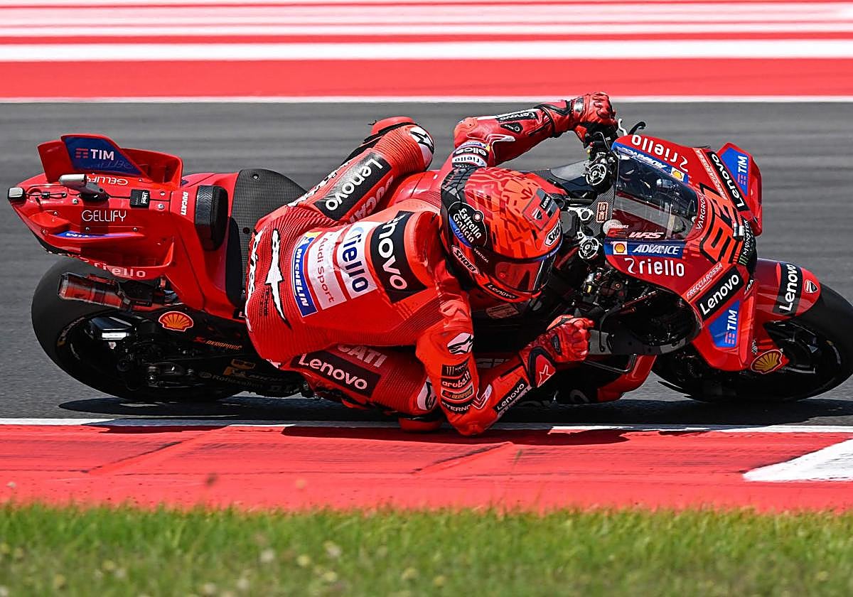 Marc Márquez, durante el GP de Indonesia.