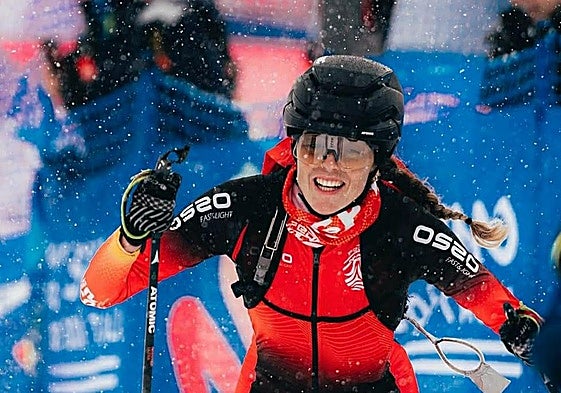 Ana Alonso, durante una prueba.