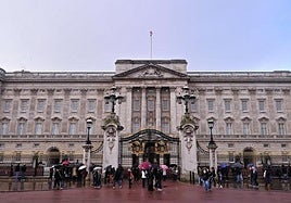 El palacio de Buckingham.