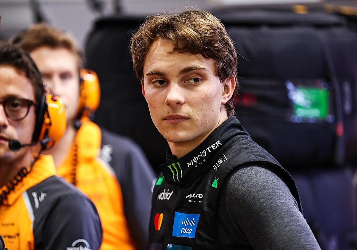 Oscar Piastri at the Singapore GP.