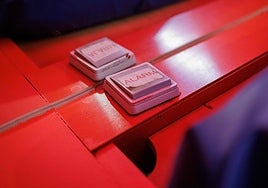 Un botón de alarma.