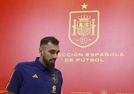 Borja Iglesias ha regresado con la selección española tras su renuncia en 2023.