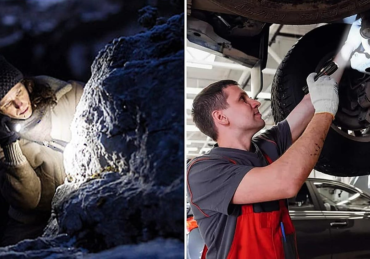 Esta potente linterna te servirá para casa o para exteriores y ocupa menos que un smartphone