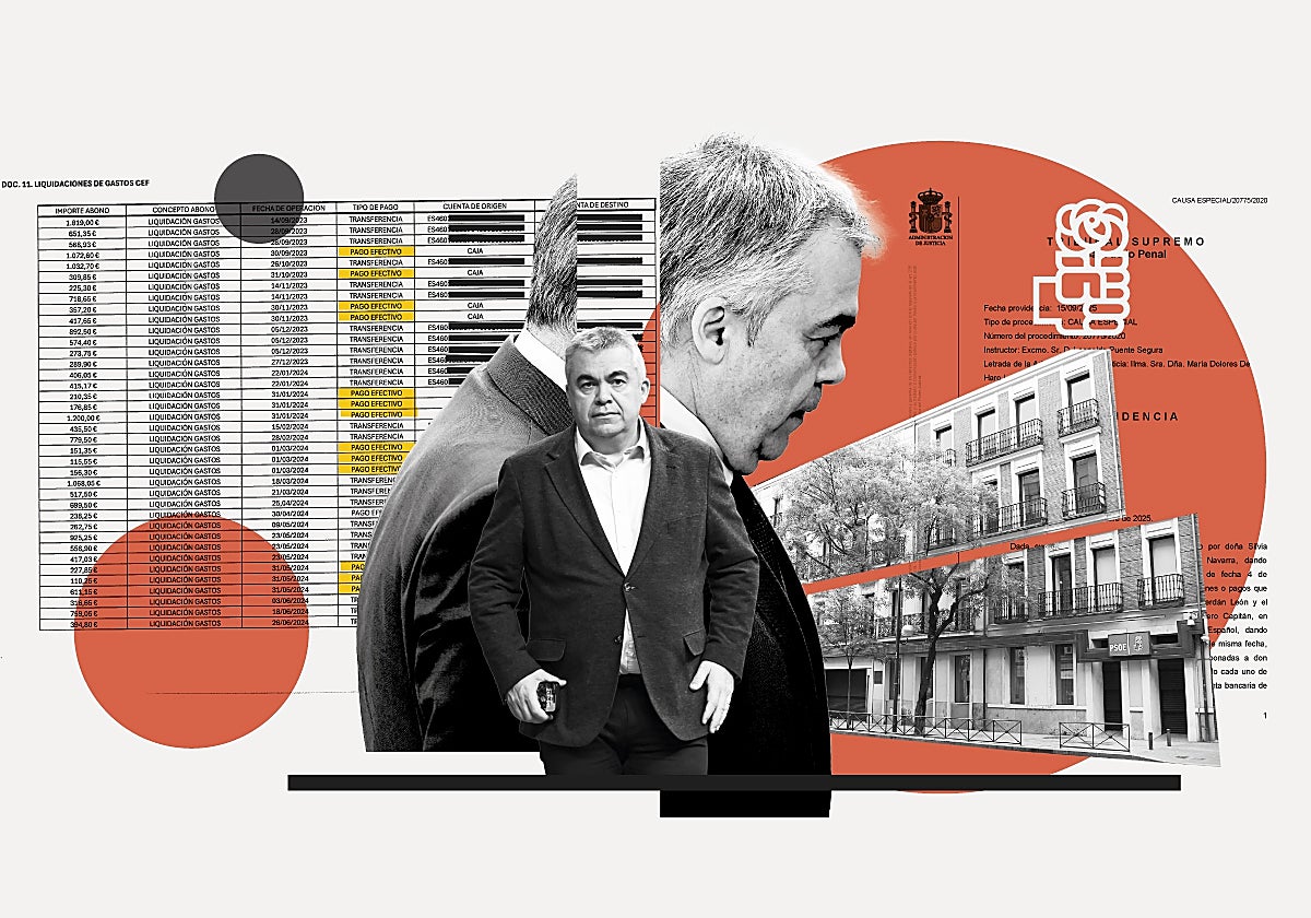 El PSOE reconoce ante el Supremo reiterados «pagos en efectivo» a Cerdán como «liquidaciones de gastos»