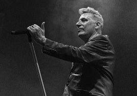 Loquillo, durante un concierto.