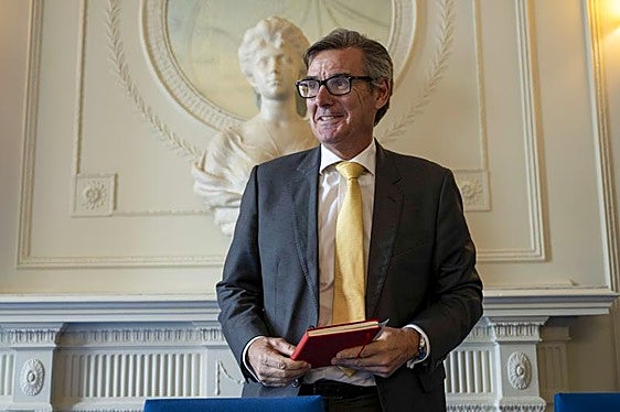 El presidente de la Comisión Nacional del Mercado de Valores (CNMV), Carlos San Basilio.