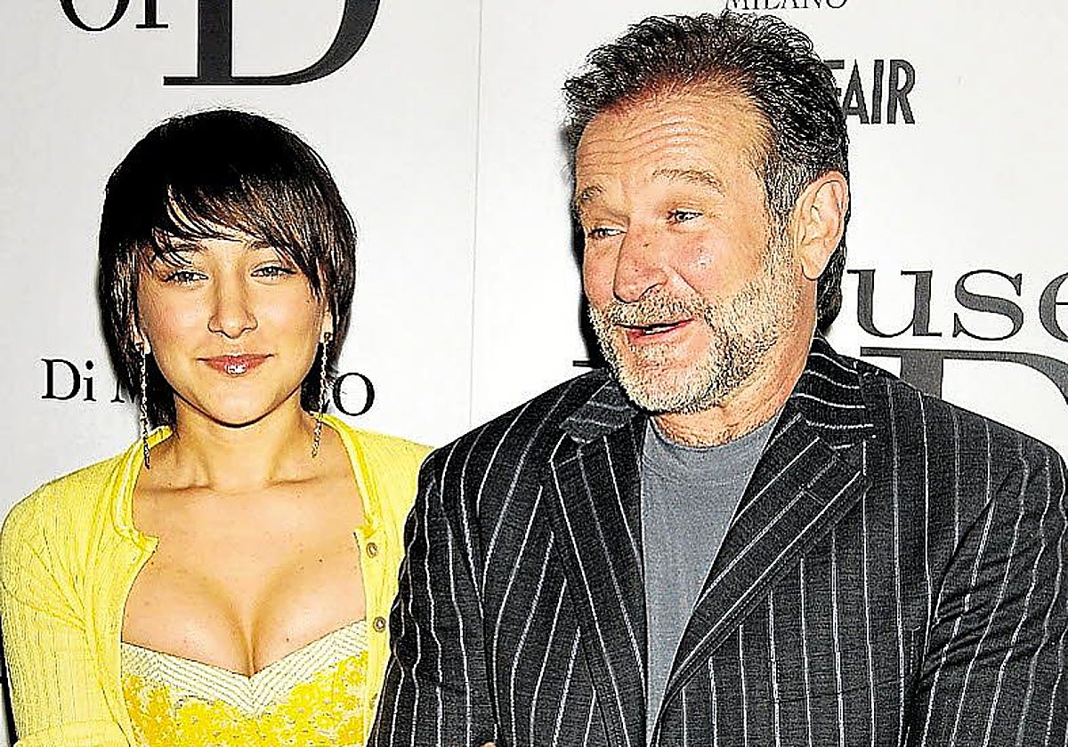 Zelda and her father Robin Williams, shortly before the actor's suicide.