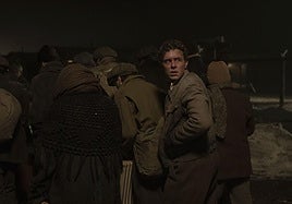 Arón Piper, como el capitán Reyes, a su llegada al gulag.