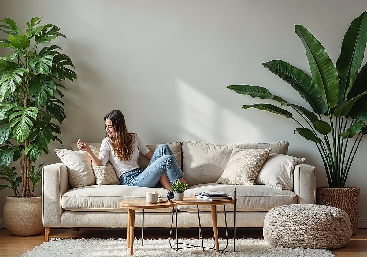 Estas plantas grandes artificiales parecen de verdad y son perfectas para decorar tu hogar